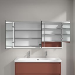 Villeroy & Boch My View+ szafka 140x16,8x75 cm z lustrem do zabudowy Wine Red A48214AH