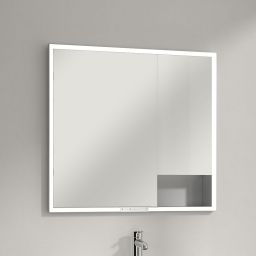 Villeroy & Boch My View+ szafka 80x16,8x75 cm z lustrem biała A48280VE