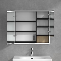 Villeroy & Boch My View+ szafka 80x16,8x75 cm z lustrem do zabudowy Nordic Oak B48280VJ
