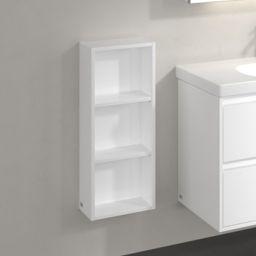 Villeroy & Boch My View+ szafka 30x16,7x75 cm boczna wisząca Brilliant White B85530VE