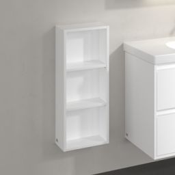 Villeroy & Boch My View+ szafka 30x16,7x75 cm boczna wisząca Pure White B85530VF
