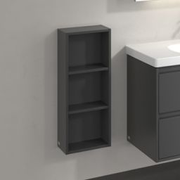 Villeroy & Boch My View+ szafka 30x16,7x75 cm boczna wisząca Graphite B85530VR