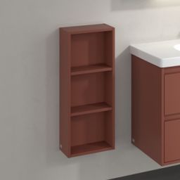 Villeroy & Boch My View+ szafka 30x16,7x75 cm boczna wisząca Wine Red B85530AH