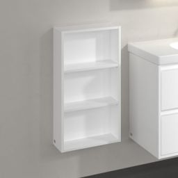 Villeroy & Boch My View+ szafka 40x16,7x75 cm boczna wisząca Brilliant White B85540VE