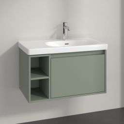 Villeroy & Boch Skyla szafka 77,2x43,9x43,6 cm podumywalkowa wisząca prawa Soft Green C78700AF