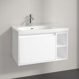 Villeroy & Boch Skyla szafka 77,2x43,9x43,6 cm podumywalkowa wisząca lewa Brilliant White C78800VE