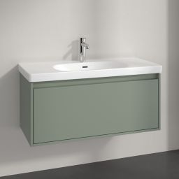 Villeroy & Boch Skyla szafka 97,2x43,9x43,6 cm podumywalkowa wisząca Soft Green C78900AF