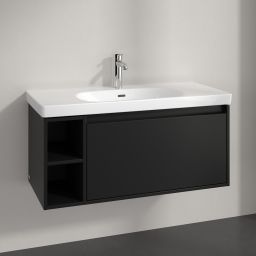 Villeroy & Boch Skyla szafka 97,2x43,9x43,6 cm podumywalkowa wisząca Volcano Black C79000VL