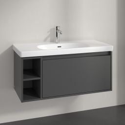 Villeroy & Boch Skyla szafka 97,2x43,9x43,6 cm podumywalkowa wisząca Graphite C79000VR
