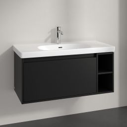 Villeroy & Boch Skyla szafka 97,2x43,9x43,6 cm podumywalkowa wisząca Volcano Black C79100VL