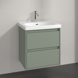 Villeroy & Boch Skyla szafka 57,2x43,9x59,6 cm podumywalkowa wisząca Soft Green C79400AF