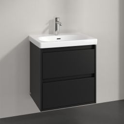 Villeroy & Boch Skyla szafka 57,2x43,9x59,6 cm podumywalkowa wisząca Volcano Black C79400VL