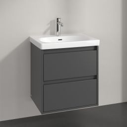 Villeroy & Boch Skyla szafka 57,2x43,9x59,6 cm podumywalkowa wisząca Graphite C79400VR