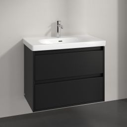 Villeroy & Boch Skyla szafka 77,2x43,9x59,6 cm podumywalkowa wisząca Volcano Black C79600VL