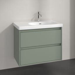 Villeroy & Boch Skyla szafka 77,2x43,9x59,6 cm podumywalkowa wisząca prawa Soft Green C79700AF