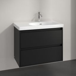 Villeroy & Boch Skyla szafka 77,2x43,9x59,6 cm podumywalkowa wisząca prawa Volcano Black C79700VL