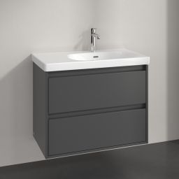 Villeroy & Boch Skyla szafka 77,2x43,9x59,6 cm podumywalkowa wisząca prawa Graphite C79700VR