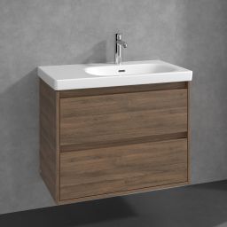 Villeroy & Boch Skyla szafka 77,2x43,9x59,6 cm podumywalkowa wisząca prawa Arizona Oak C79700VH