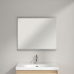 Villeroy & Boch More to See Square lustro 80x70 cm prostokątne z oświetleniem A4758000