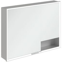 Villeroy & Boch My View+ szafka 100x16,8x75 cm z lustrem aluminium A4811000