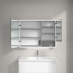 Villeroy & Boch My View+ szafka 100x16,8x75 cm z lustrem aluminium A4811000