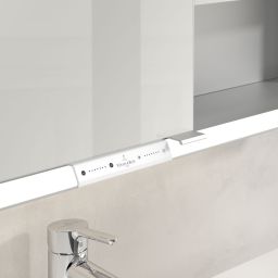 Villeroy & Boch My View+ szafka 100x16,8x75 cm z lustrem aluminium A4811000