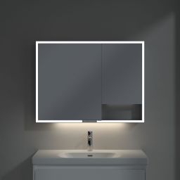 Villeroy & Boch My View+ szafka 100x16,8x75 cm z lustrem aluminium A4811000