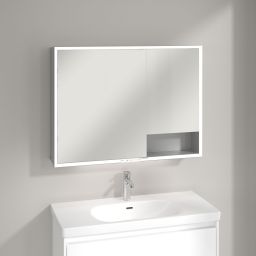 Villeroy & Boch My View+ szafka 100x16,8x75 cm z lustrem aluminium A4811000