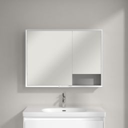 Villeroy & Boch My View+ szafka 100x16,8x75 cm z lustrem aluminium A4811000