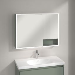 Villeroy & Boch My View+ szafka 100x16,8x75 cm z lustrem Soft Green A48110AF