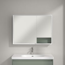 Villeroy & Boch My View+ szafka 100x16,8x75 cm z lustrem Soft Green A48110AF