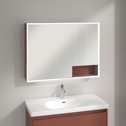 Villeroy & Boch My View+ szafka 100x16,8x75 cm z lustrem Wine Red A48110AH
