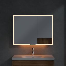 Villeroy & Boch My View+ szafka 100x16,8x75 cm z lustrem Oak Kansas A48110RH