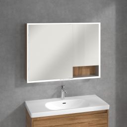 Villeroy & Boch My View+ szafka 100x16,8x75 cm z lustrem Oak Kansas A48110RH