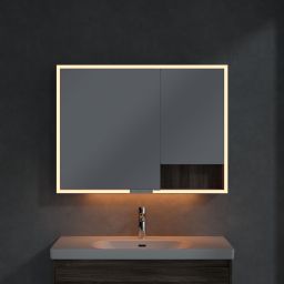 Villeroy & Boch My View+ szafka 100x16,8x75 cm z lustrem Stone Oak A48110RK