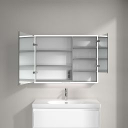 Villeroy & Boch My View+ szafka 100x16,8x75 cm z lustrem Brilliant White A48110VE