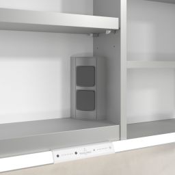 Villeroy & Boch My View+ szafka 100x16,8x75 cm z lustrem Brilliant White A48110VE