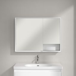 Villeroy & Boch My View+ szafka 100x16,8x75 cm z lustrem Brilliant White A48110VE