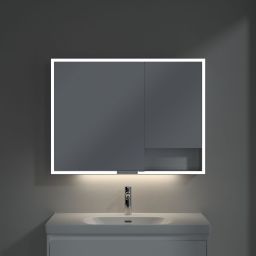 Villeroy & Boch My View+ szafka 100x16,8x75 cm z lustrem Pure White A48110VF