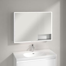 Villeroy & Boch My View+ szafka 100x16,8x75 cm z lustrem Pure White A48110VF