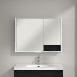 Villeroy & Boch My View+ szafka 100x16,8x75 cm z lustrem Volcano Black A48110VL