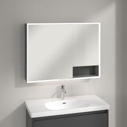 Villeroy & Boch My View+ szafka 100x16,8x75 cm z lustrem Graphite A48110VR