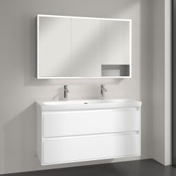 Villeroy & Boch My View+ szafka 120x16,8x75 cm z lustrem aluminium A4811200