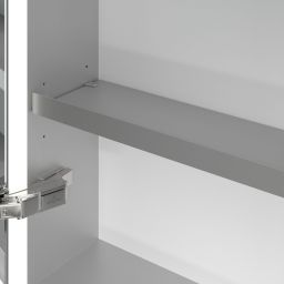 Villeroy & Boch My View+ szafka 120x16,8x75 cm z lustrem aluminium A4811200