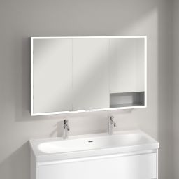 Villeroy & Boch My View+ szafka 120x16,8x75 cm z lustrem aluminium A4811200