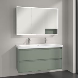Villeroy & Boch My View+ szafka 120x16,8x75 cm z lustrem Soft Green A48112AF