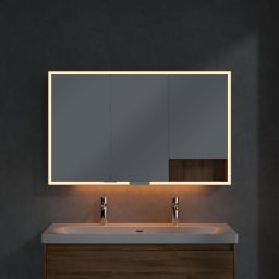 Villeroy & Boch My View+ szafka 120x16,8x75 cm z lustrem Oak Kansas A48112RH