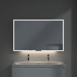 Villeroy & Boch My View+ szafka 120x16,8x75 cm z lustrem Brilliant White A48112VE