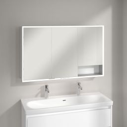 Villeroy & Boch My View+ szafka 120x16,8x75 cm z lustrem Brilliant White A48112VE