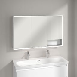 Villeroy & Boch My View+ szafka 120x16,8x75 cm z lustrem Pure White A48112VF